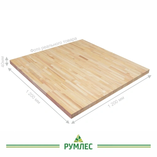 картинка Площадка 40*1200*1200мм Лиственница сорт А сращенная от магазина Румлес