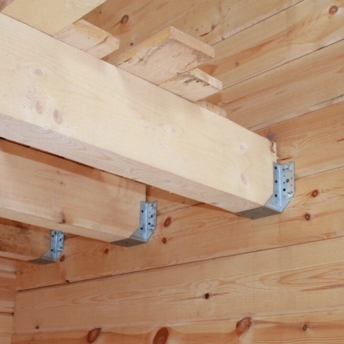 картинка Опора бруса раскрытая оцинкованная 100*160*2мм от магазина Румлес