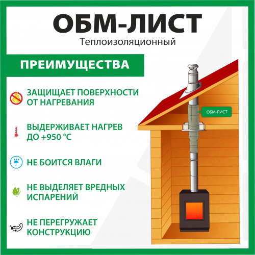 картинка Лист базальтовый ОБМ Лист (5*500*1200 - 2 шт) от магазина Румлес