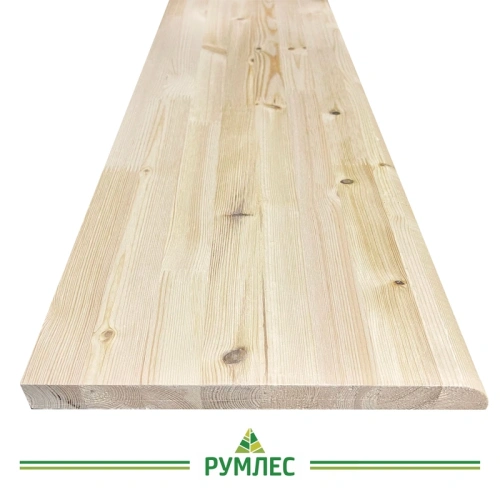 картинка Ступень 30*300*1000мм Ель/Сосна сорт АВ сращенная (с фаской) от магазина Румлес