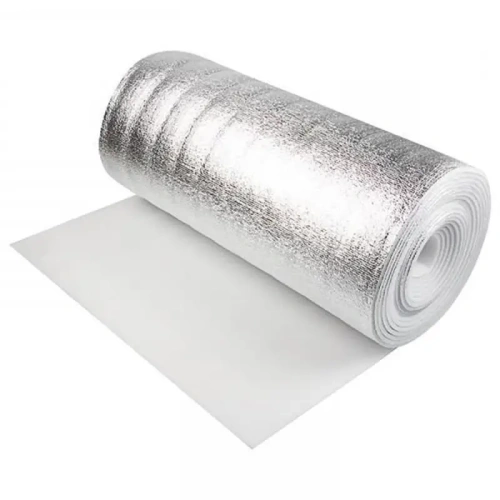 картинка Утеплитель НПЭ фольгированный 10мм рулон 1*5мм (S5м²) от магазина Румлес