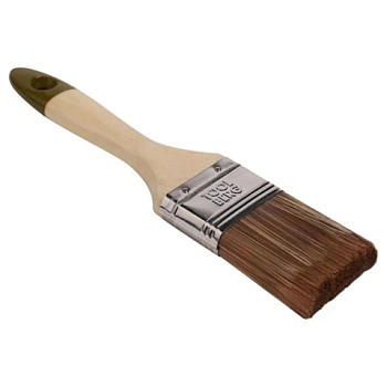 картинка Кисть универсальная плоская Toolberg Микс-Эксперт для лаков, масла, эмалей, смешанная щетина, 50мм от магазина Румлес