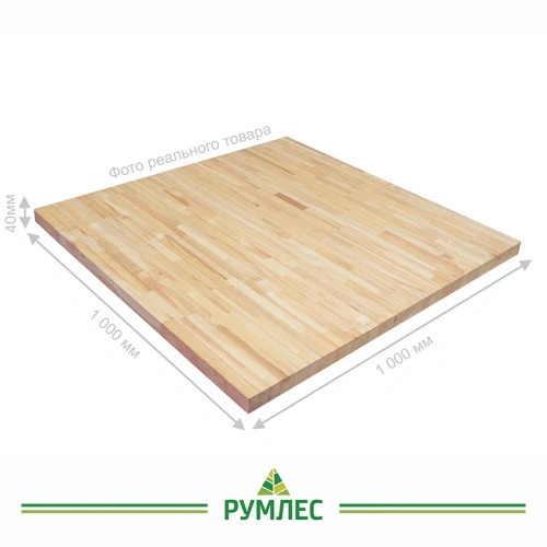 картинка Площадка 40*1000*1000мм Лиственница сорт А сращенная от магазина Румлес