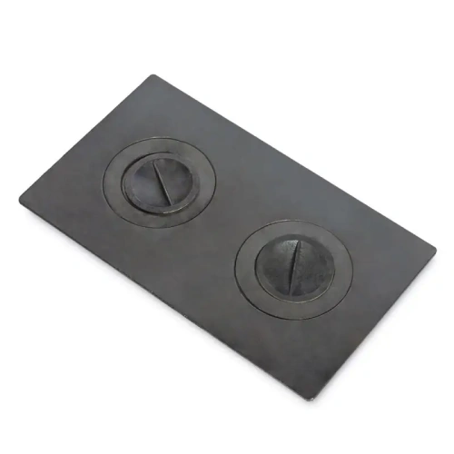 картинка Плита литая двухконфорочная 585*340мм П2-1 от магазина Румлес