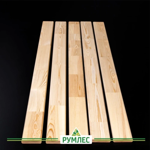 картинка Доска декоративная 18*98*1600мм сосна сорт Экстра сращенная (с фаской R5 на углах) от магазина Румлес