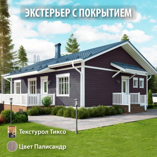картинка Текстурол ТИКСО Палисандр 3л деревозащитное средство от магазина Румлес