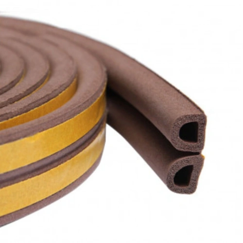 картинка Уплотнитель коричневый D-профиль 9*8мм от магазина Румлес