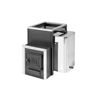 картинка Печь банная "Радуга ПБ-22Б" (под навесной бак 45л) ст.4мм от магазина Румлес