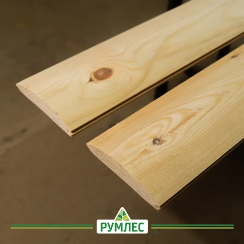 картинка Блок-хаус ель/сосна 27*142(135)*6000мм сорт АВ Архангельск от магазина Румлес