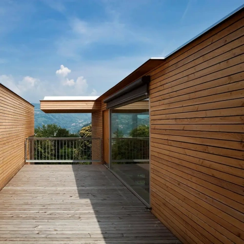 картинка Планкен скошенный 20*90*3000мм сорт АВ лиственница от магазина Румлес