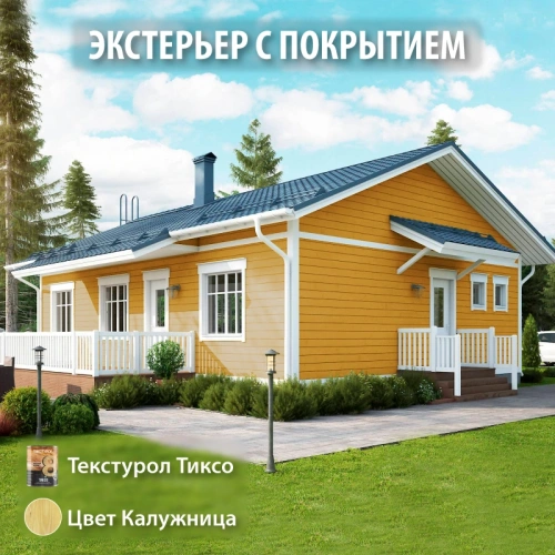 картинка Текстурол ТИКСО Калужница 3л деревозащитное средство от магазина Румлес
