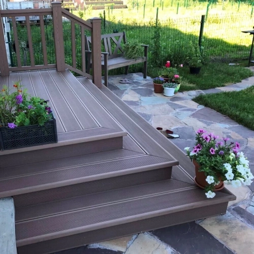 картинка ДПK доска террасная вельвет 20*145*3000мм шоколад техно эконом от магазина Румлес