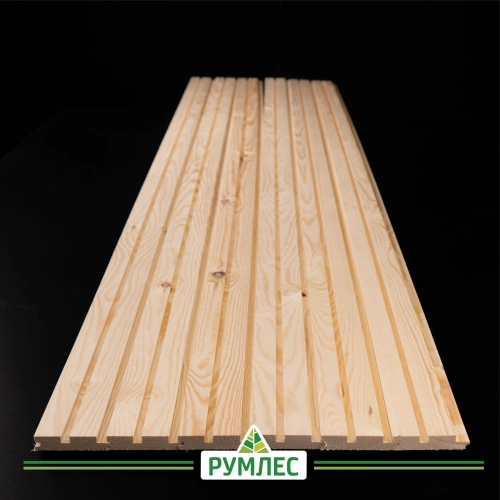 картинка Реечная вагонка 21*98(90)*3000мм сорт АВ сосна Киров (6шт/уп) от магазина Румлес