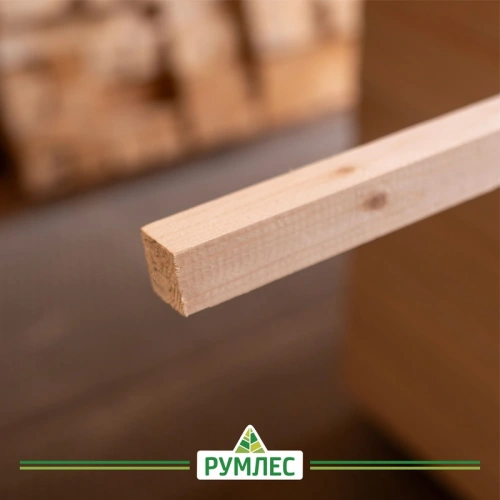 картинка Брусок строганый камерной сушки 30*30*2000мм сорт АВ ель/сосна от магазина Румлес