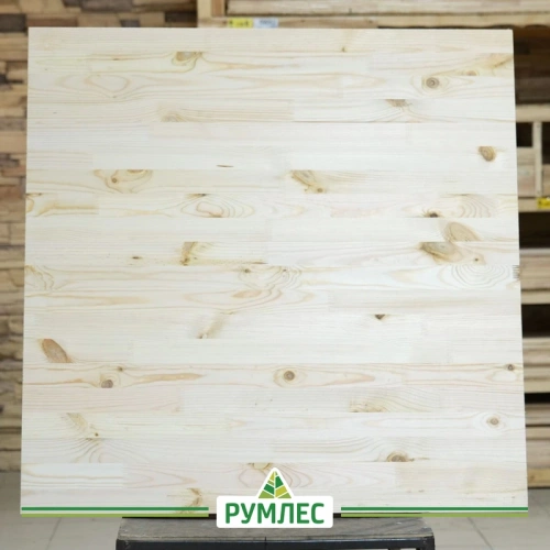 картинка Площадка 40*1000*1000мм Ель/Сосна сорт АВ сращенная от магазина Румлес