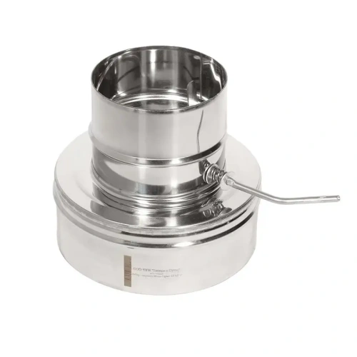 картинка Шибер-переход моно/термо D115/200 нерж.сталь 430-0.8/0.5мм от магазина Румлес