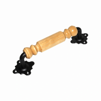 картинка Ручка декоративная Домарт мод. 10 черная 250мм береза от магазина Румлес