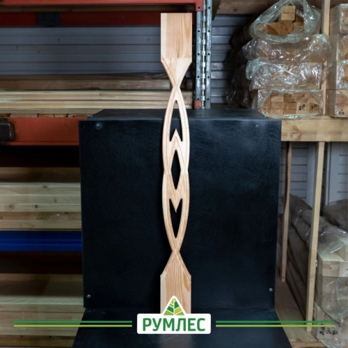 картинка Балясина Плоская 18*90 №1 Сосна сорт Экстра сращенная от магазина Румлес