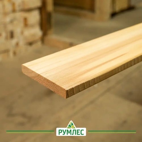 картинка Планкен прямой 20*140*6000мм сорт АВ лиственница от магазина Румлес