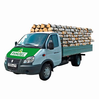 картинка Дрова Березовые 100%  естественной влажности (объем 2,5м³- газель) от магазина Румлес