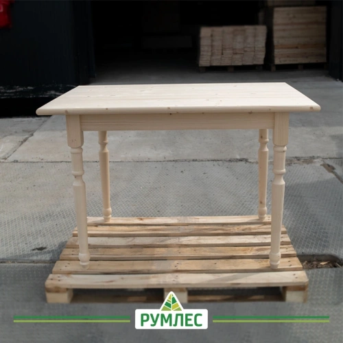 картинка Комплект для сборки. Стол прямоугольный 800*1200мм Массив сосны сорт АВ от магазина Румлес