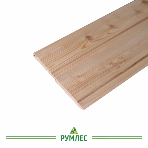 картинка Евровагонка лиственница 12,5*96(88)*1000мм сорт AB цельная (10шт/уп) от магазина Румлес