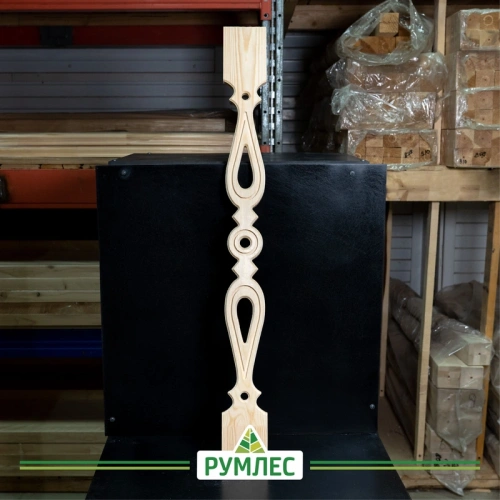 картинка Балясина Плоская 18*90 №3 Сосна сорт Экстра сращенная от магазина Румлес