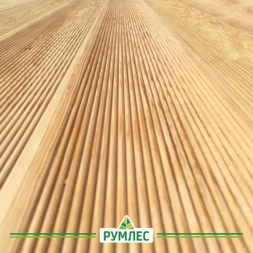 картинка Террасная доска Вельвет 27*142*2500мм сорт А лиственница от магазина Румлес