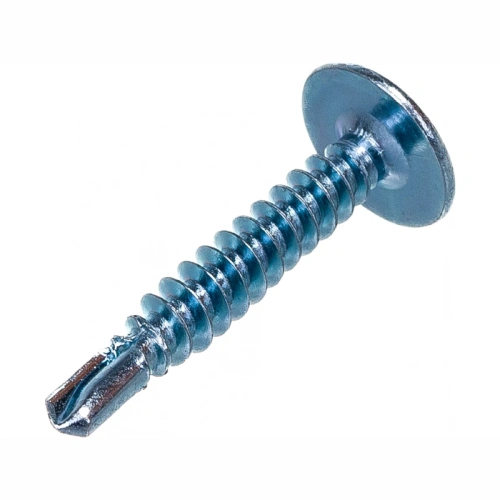 картинка Саморезы по металлу с пресс-шайбой 4.2*25мм оцинкованные от магазина Румлес