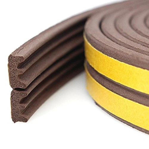 картинка Уплотнитель коричневый Е-профиль 9*4мм от магазина Румлес