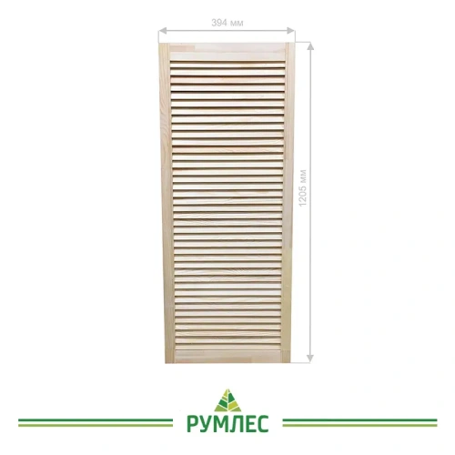картинка Дверь жалюзийная 394*1205мм сосна сорт Экстра от магазина Румлес
