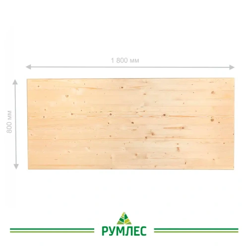 картинка Столешница прямоугольная хвоя 30*800*1800мм сорт АВ от магазина Румлес