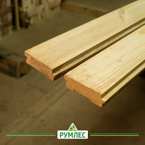 картинка Доска пола шпунтованная ель/сосна 36*145(135)*6000мм сорт АВ Архангельск от магазина Румлес