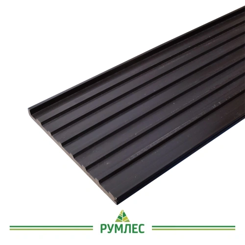 картинка ДПК Ступень полнотелая 22*345*3000мм Венге Техно от магазина Румлес