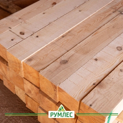 картинка Брус 150*150*6000мм 1-3 сорт (ГОСТ 8486-86) естественной влажности хвойные породы от магазина Румлес