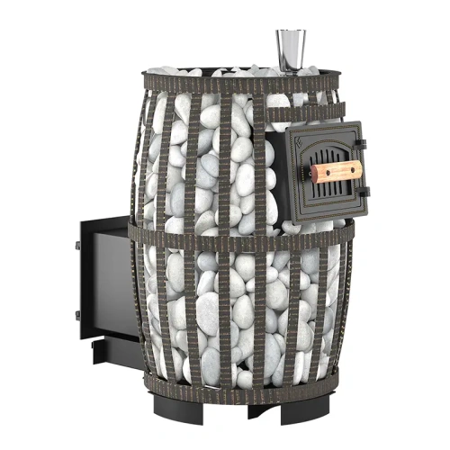 картинка Печь банная Везувий Легенда Русский пар Ковка 24 (271) Чугун от магазина Румлес