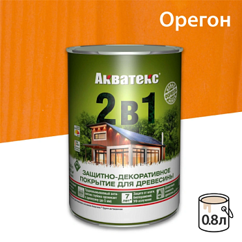 картинка Защитно-декоративный состав Акватекс Орегон 0.8л от магазина Румлес
