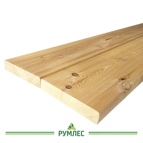 картинка Палубная доска 28*142*3000мм сорт АВ лиственница от магазина Румлес