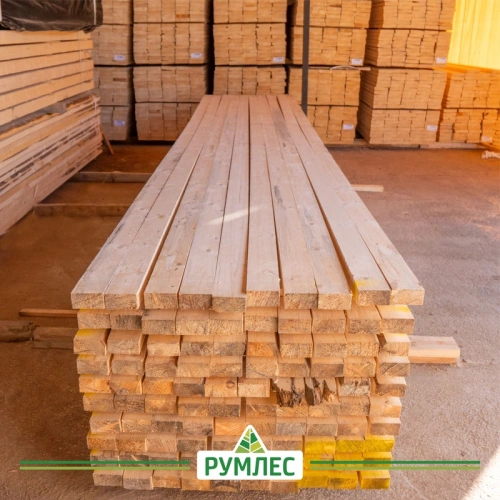 картинка Доска обрезная 50*100*4000мм 3-4 сорт ТУ естественной влажности хвойные породы от магазина Румлес