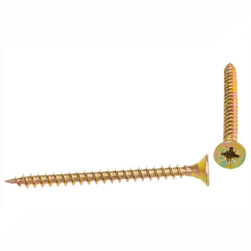 картинка Саморезы универсальные 5*60мм желтый цинк от магазина Румлес