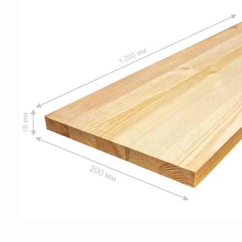картинка Подступенник 18*200*1200мм Лиственница сорт А сращенный от магазина Румлес