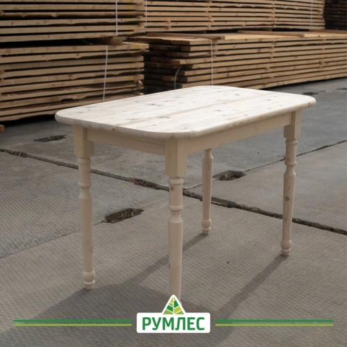 картинка Комплект для сборки. Стол овальный 700*1200мм Массив сосны сорт АВ от магазина Румлес