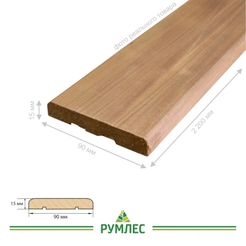 картинка Наличник термолипа плоский 90*2200мм сорт Экстра от магазина Румлес