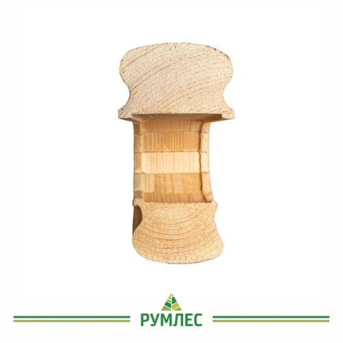 картинка Окончание к поручню 45*65мм Сосна сорт Экстра сращенное от магазина Румлес