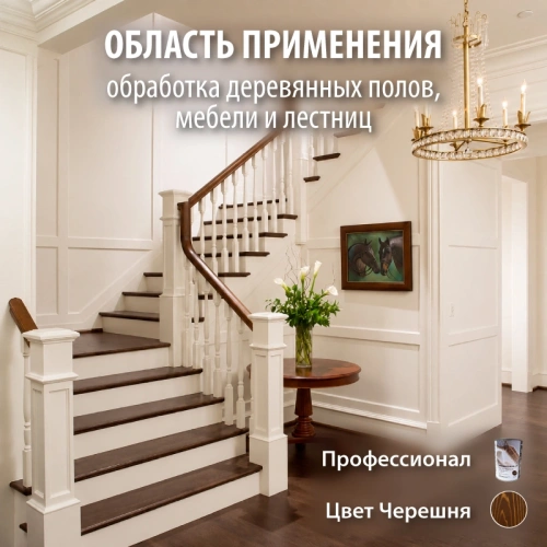 картинка Масло Твердое с воском ПРОФЕССИОНАЛ Черешня (НК-71) 0,9л от магазина Румлес