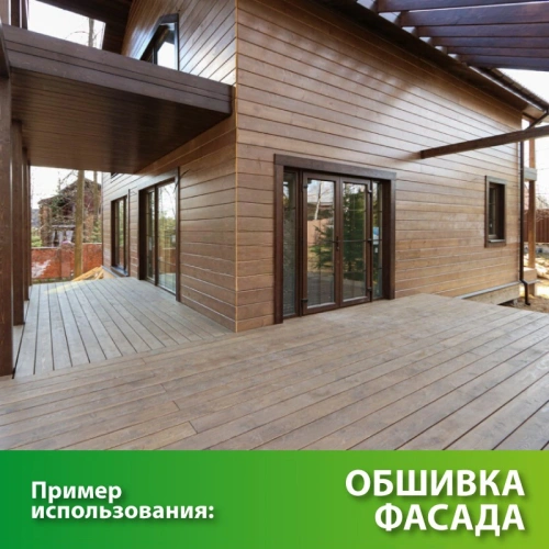 картинка Имитация бруса ИжПрофиль Ель 17*147(127)*6000мм сорт АВ увеличенный шип 20мм от магазина Румлес