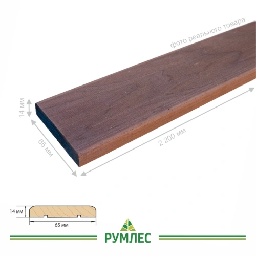 картинка Наличник термоосина плоский 65*2200 сорт А от магазина Румлес