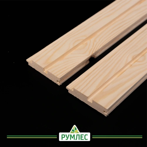 картинка Реечная вагонка 21*98(90)*3000мм сорт АВ сосна Киров (6шт/уп) от магазина Румлес