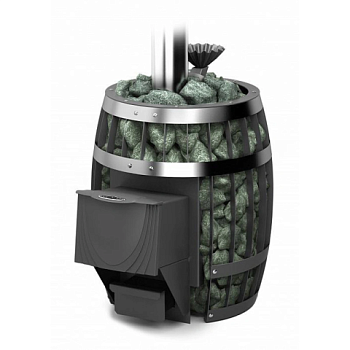 картинка Печь банная Саяны II Carbon ДА, Закрытая каменка (камни 150кг/до 18м³) от магазина Румлес