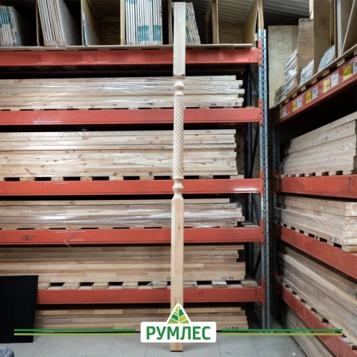 картинка Колонна 100*100*3000мм №10 Сосна сорт Экстра сращенная от магазина Румлес